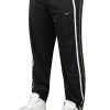 black trouser with orange strip by xtremesportswear PLUS 8000 TROUSER pose 2