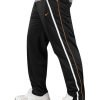 black trouser with orange strip by xtremesportswear PLUS 8000 TROUSER pose 3