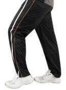 black trouser with orange strip by xtremesportswear PLUS 8000 TROUSER