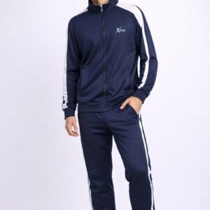 Men’s Navy Blue Sports Tracksuit Set