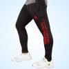 GR-17 TROUSER black trouser with red printing