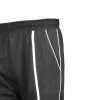 Cotton jogger pants loose fit for men in black color with white strip zoom in 1