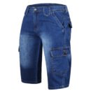 buy-Blue-Men-Denim-Knee-Length-Shorts-Pakistan