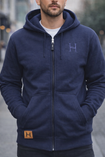 Cotton Fleece Hoodie for Men